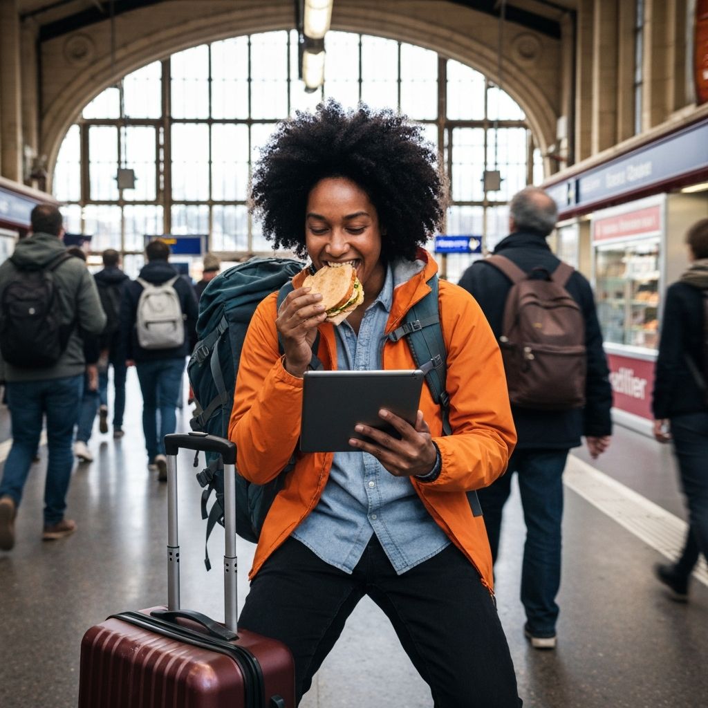 Eating during commute or travel