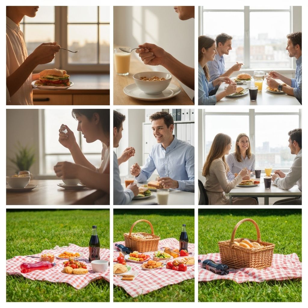 Various contexts of daily eating